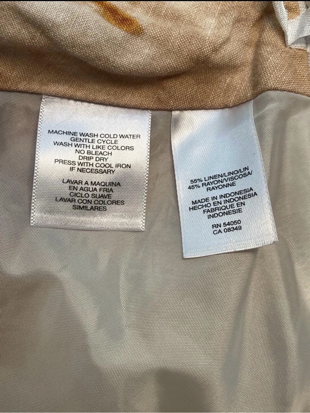 Vintage Abstract Midi Skirt by Evan-Picone Size 12 Like New - Picture 4 of 7